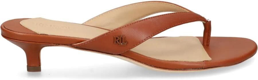 Lauren Ralph Lauren 35 mm sandalen met bandje Bruin