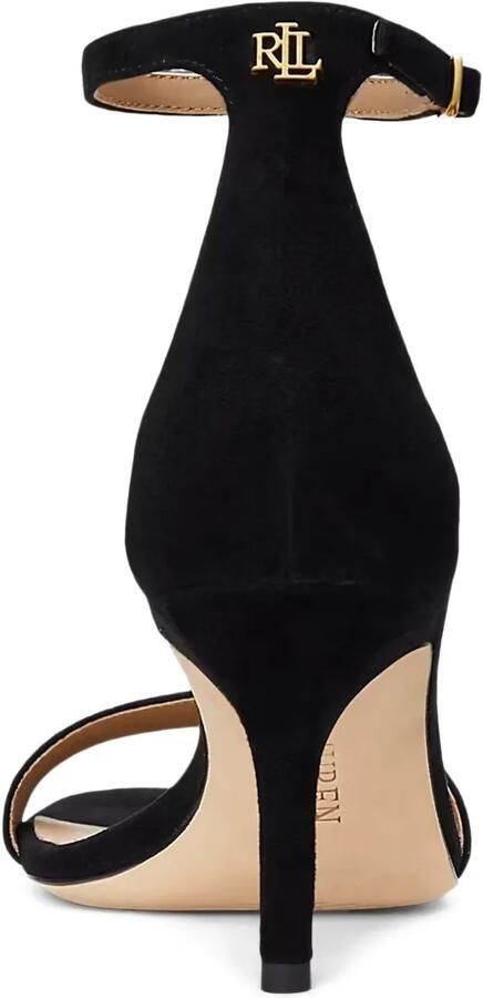 Lauren Ralph Lauren 70 mm Allie sandalen Zwart