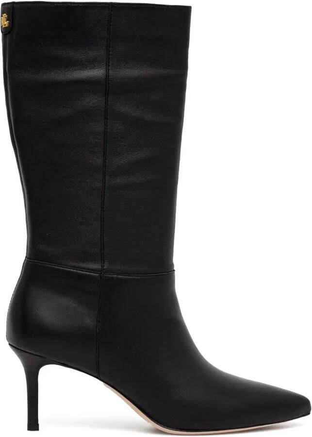 Lauren Ralph Lauren 70 mm Leannah laarzen Zwart