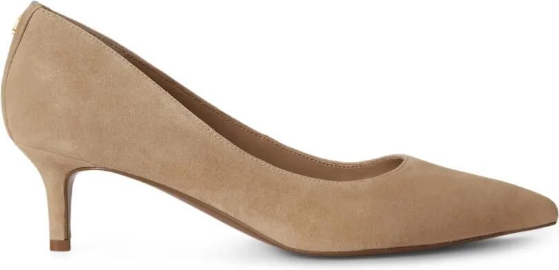 Lauren Ralph Lauren Adrienne pumps met puntige neus Beige