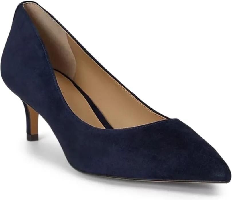 Lauren Ralph Lauren Adrienne pumps met puntige neus Blauw - Foto 2