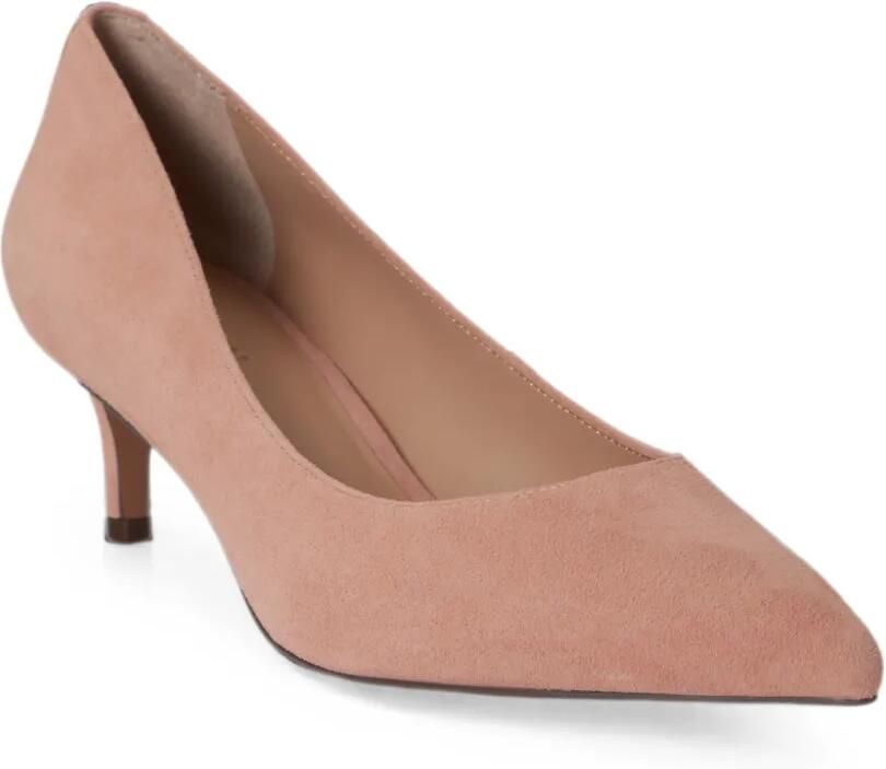 Lauren Ralph Lauren Adrienne suède pumps Roze - Foto 2