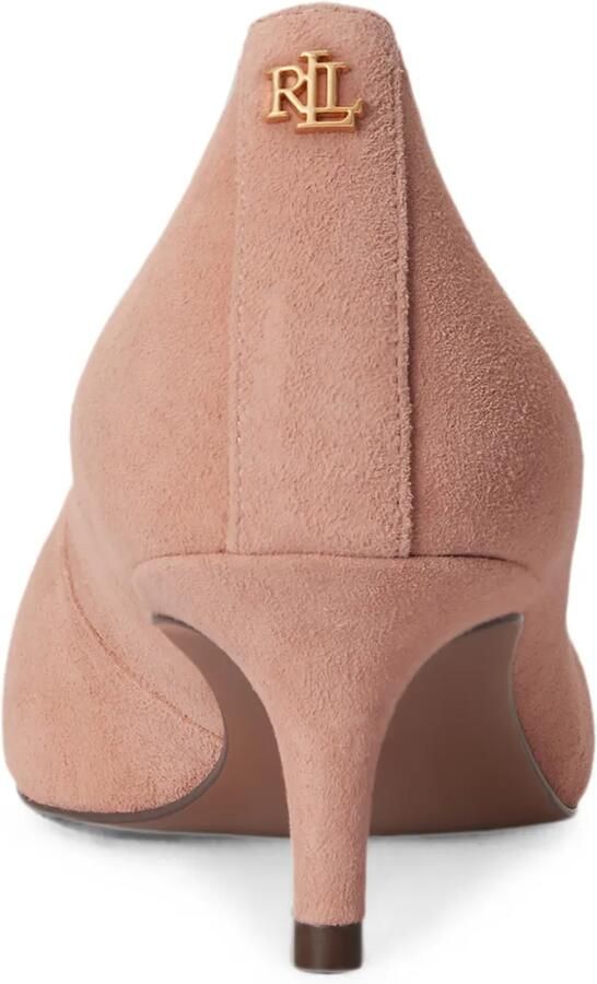 Lauren Ralph Lauren Adrienne suède pumps Roze - Foto 3
