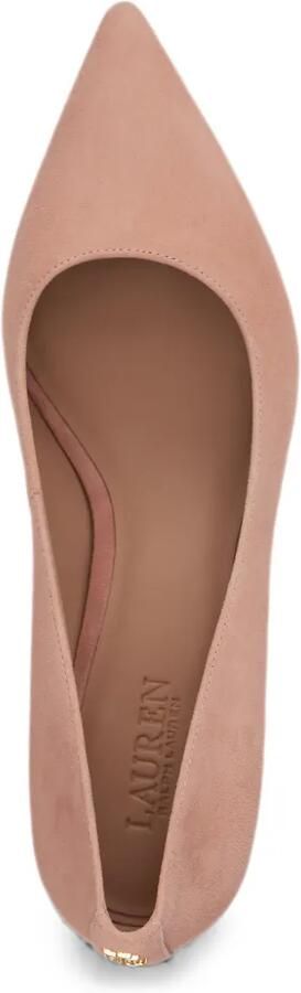 Lauren Ralph Lauren Adrienne suède pumps Roze - Foto 4