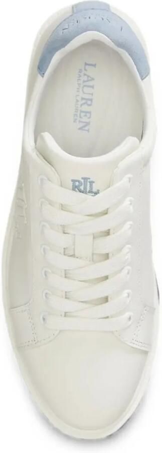 Lauren Ralph Lauren Ainsley sneakers met geborduurd logo Wit - Foto 4