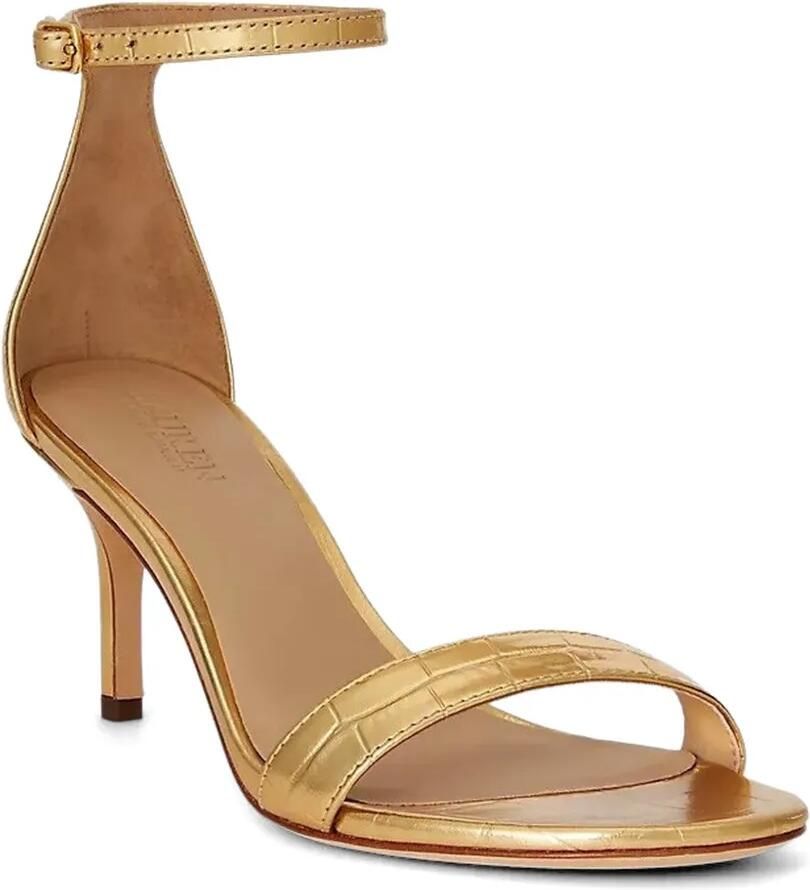 Lauren Ralph Lauren Allie sandalen met reliëf Goud