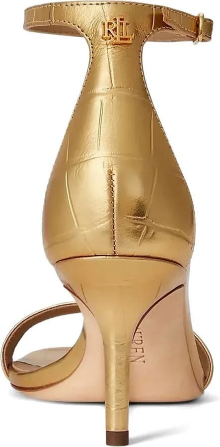 Lauren Ralph Lauren Allie sandalen met reliëf Goud - Foto 2