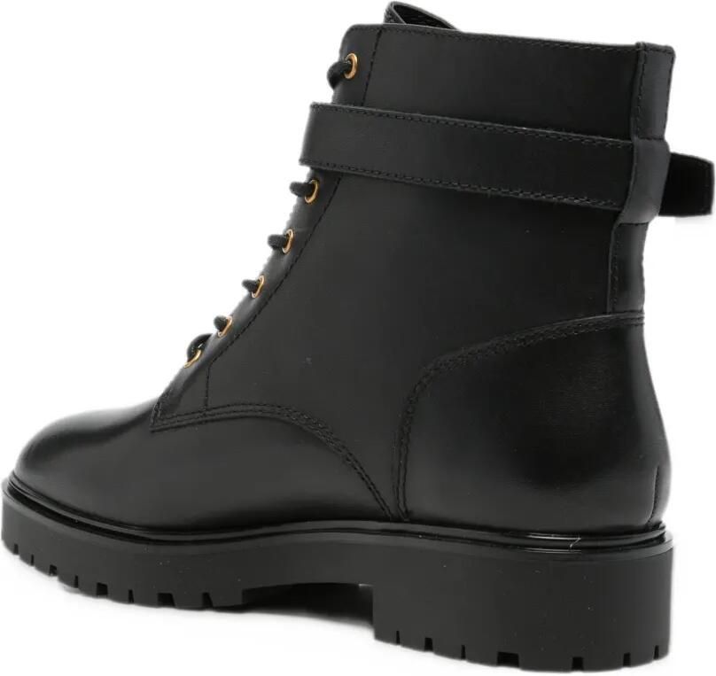 Lauren Ralph Lauren Allyson buckled lace-up ankle boots Zwart - Foto 2