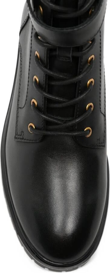 Lauren Ralph Lauren Allyson buckled lace-up ankle boots Zwart - Foto 3