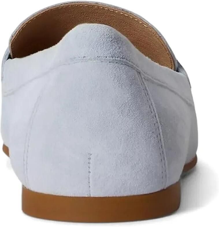 Lauren Ralph Lauren Averi III suède loafers met logoplakkaat Blauw - Foto 2