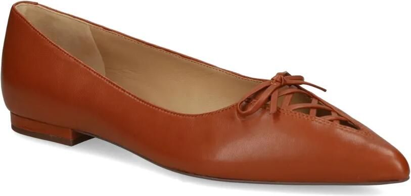 Lauren Ralph Lauren Ballerina's met puntige neus Beige - Foto 3