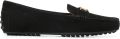 Lauren Ralph Lauren Barnsbury suède loafers met logo-plakkaat Zwart - Zwart