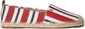 Lauren Ralph Lauren Cameryn III gestreepte espadrilles Rood - Rood