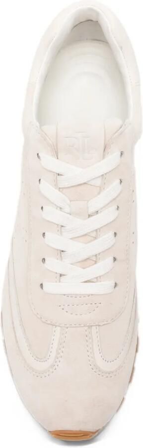 Lauren Ralph Lauren Dani Perf perforated panelled sneakers Beige - Foto 4