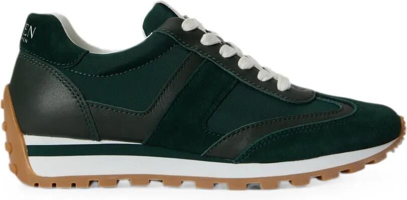 Lauren Ralph Lauren Dani sneakers met colourblocking Groen
