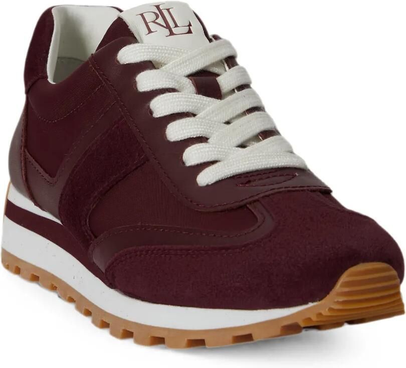 Lauren Ralph Lauren Dani sneakers met colourblocking Rood - Foto 2