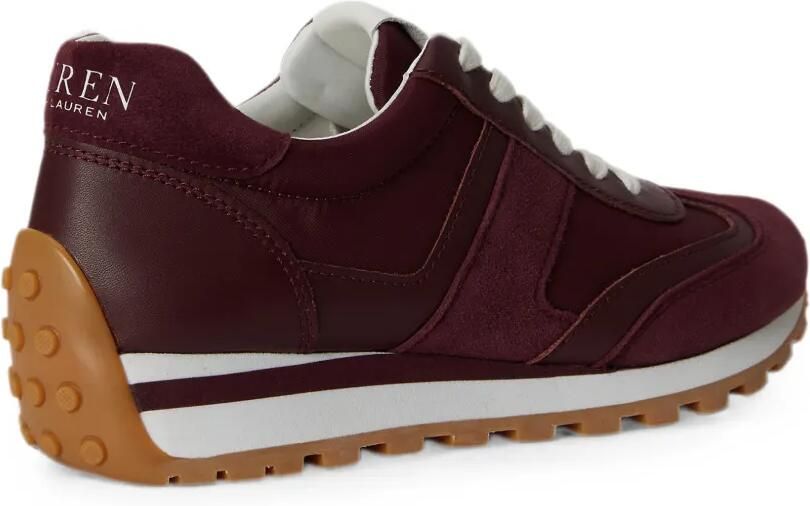 Lauren Ralph Lauren Dani sneakers met colourblocking Rood - Foto 4