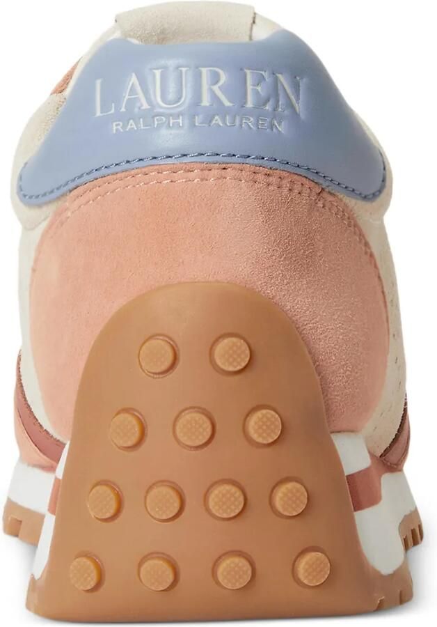 Lauren Ralph Lauren Dani sneakers met geperforeerde vlakken Beige - Foto 3