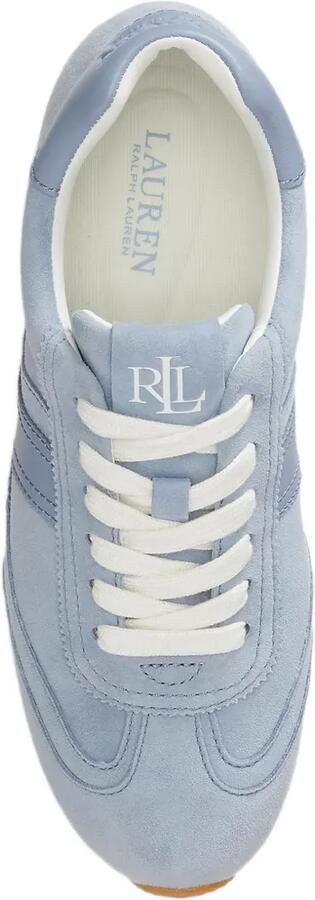 Lauren Ralph Lauren Dani suède leren sneakers Blauw - Foto 4