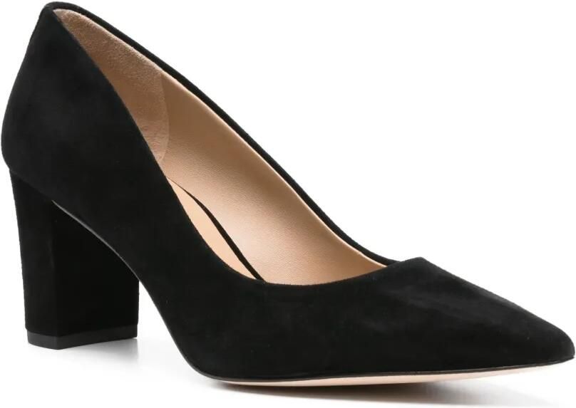 Lauren Ralph Lauren Decollete Donna suède pumps met puntige neus Zwart - Foto 2