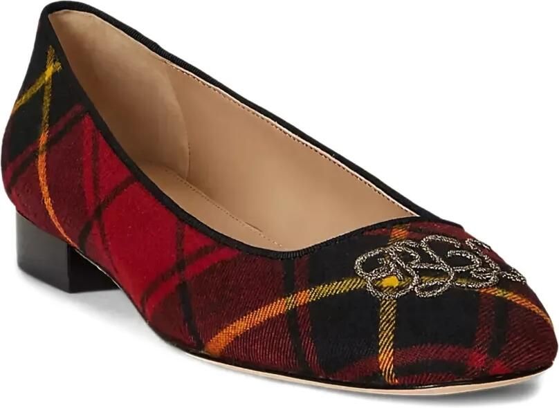 Lauren Ralph Lauren Emellie verfraaide pumps Rood