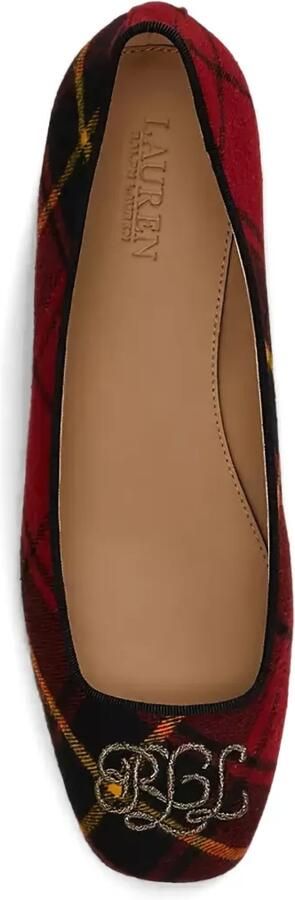 Lauren Ralph Lauren Emellie verfraaide pumps Rood - Foto 3