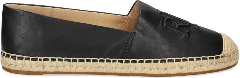 Lauren Ralph Lauren Espadrilles met geborduurd logo Zwart