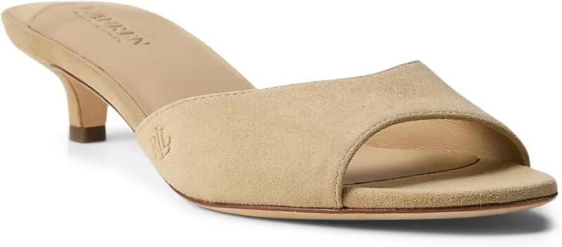 Lauren Ralph Lauren Francesca suède sandalen Beige - Foto 2