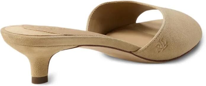 Lauren Ralph Lauren Francesca suède sandalen Beige - Foto 4