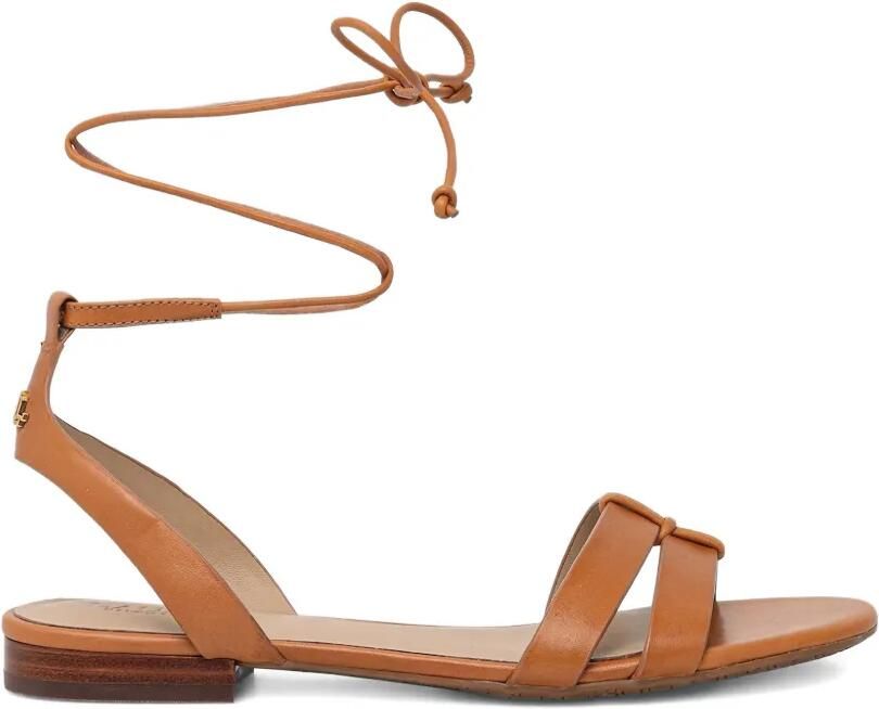Lauren Ralph Lauren Geknoopte sandalen met bandjes Beige