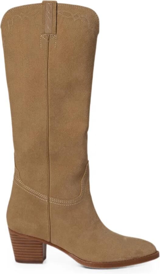 Lauren Ralph Lauren Harpher suède laarzen Beige