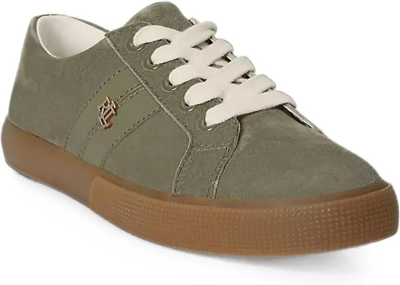 Lauren Ralph Lauren Janson II sneakers met logoplakkaat Groen