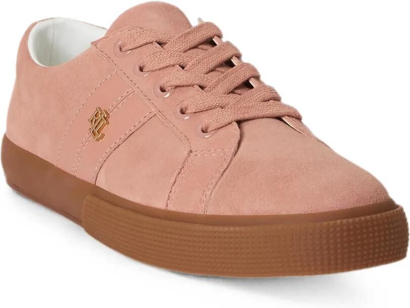 Lauren Ralph Lauren Janson II sneakers met logoplakkaat Roze - Foto 3