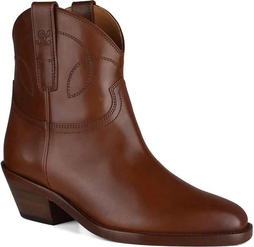 Lauren Ralph Lauren Jayme cowboylaarzen met decoratief stiksel Bruin - Foto 3