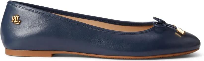 Lauren Ralph Lauren Jayna ballerina's met strikdetail Blauw