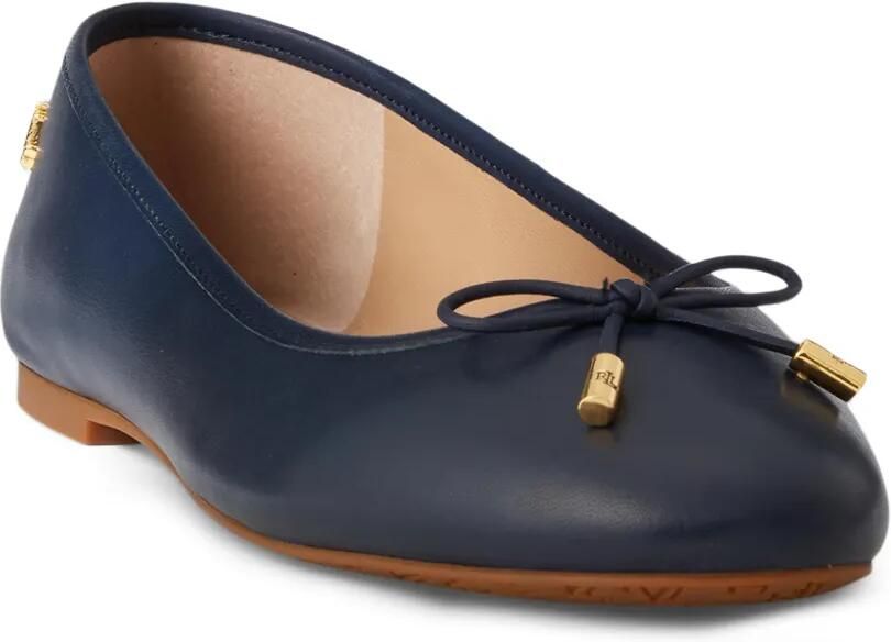 Lauren Ralph Lauren Jayna ballerina's met strikdetail Blauw - Foto 2