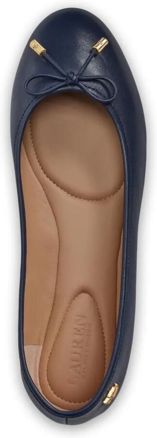 Lauren Ralph Lauren Jayna ballerina's met strikdetail Blauw - Foto 4