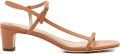 Lauren Ralph Lauren Lainee leren sandalen met bandjes Bruin - Bruin