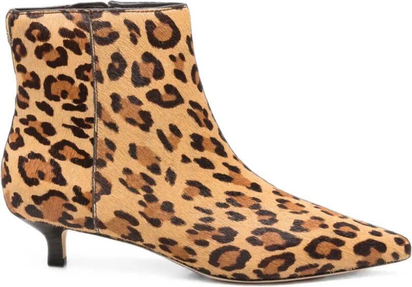 Lauren Ralph Lauren leopard-print ankle boots Beige