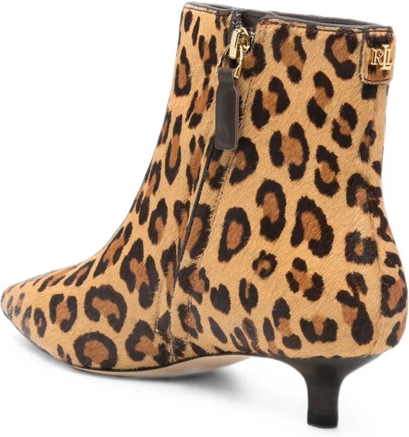 Lauren Ralph Lauren leopard-print ankle boots Beige - Foto 2