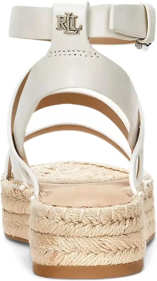 Lauren Ralph Lauren Leren espadrilles Wit - Foto 2