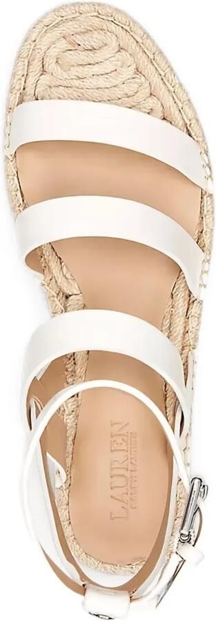 Lauren Ralph Lauren Leren espadrilles Wit - Foto 3