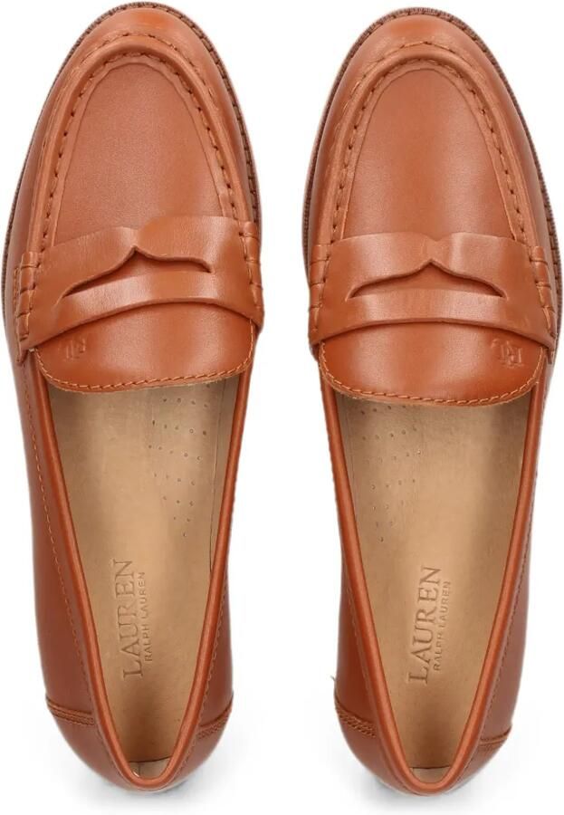Lauren Ralph Lauren Leren penny loafers Bruin - Foto 2