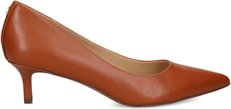 Lauren Ralph Lauren Leren pumps Bruin