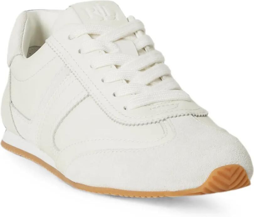 Lauren Ralph Lauren Leren sneakers Wit - Foto 3