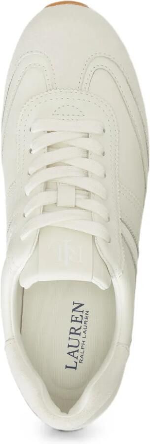Lauren Ralph Lauren Leren sneakers Wit - Foto 4
