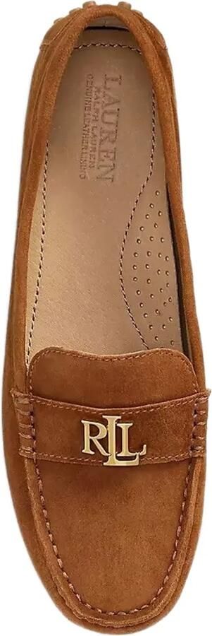 Lauren Ralph Lauren Loafers met logoplakkaat Bruin - Foto 3