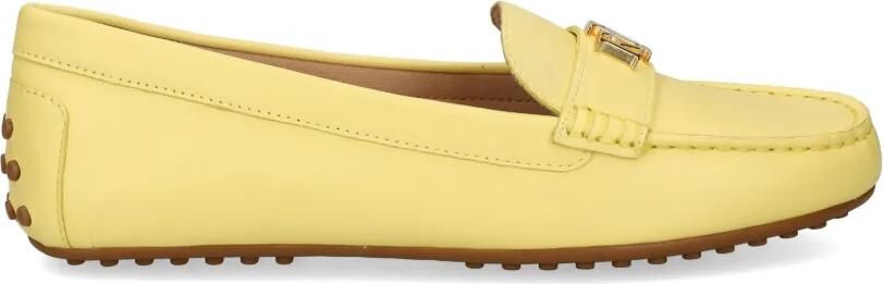 Lauren Ralph Lauren Loafers met logoplakkaat Geel