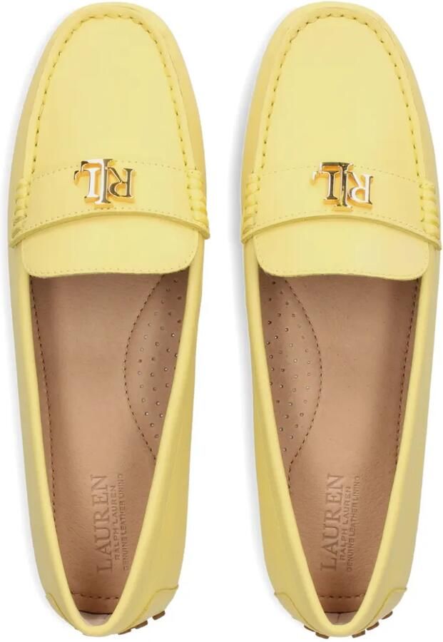 Lauren Ralph Lauren Loafers met logoplakkaat Geel - Foto 3