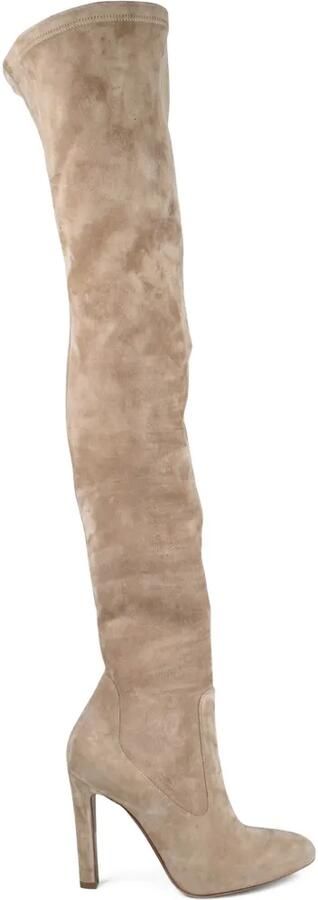Lauren Ralph Lauren Overknee laarzen Beige - Foto 2